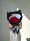 30 Red Roses with Paper Flower Foam Wrapping